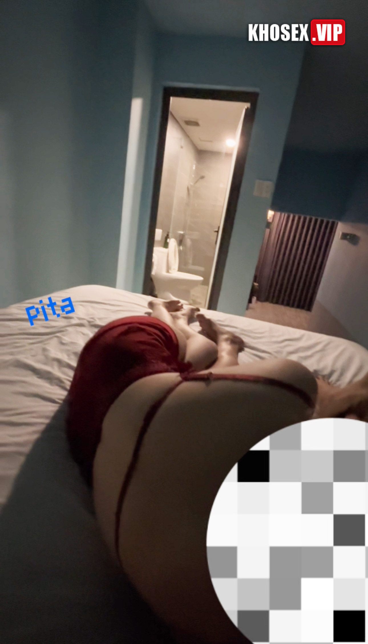 Checker Pita làm 2 nháy với em yêu Bank ACB đùi trắng váy hồng mặc lọt khe đỏ - Phần 1 - Hình 10