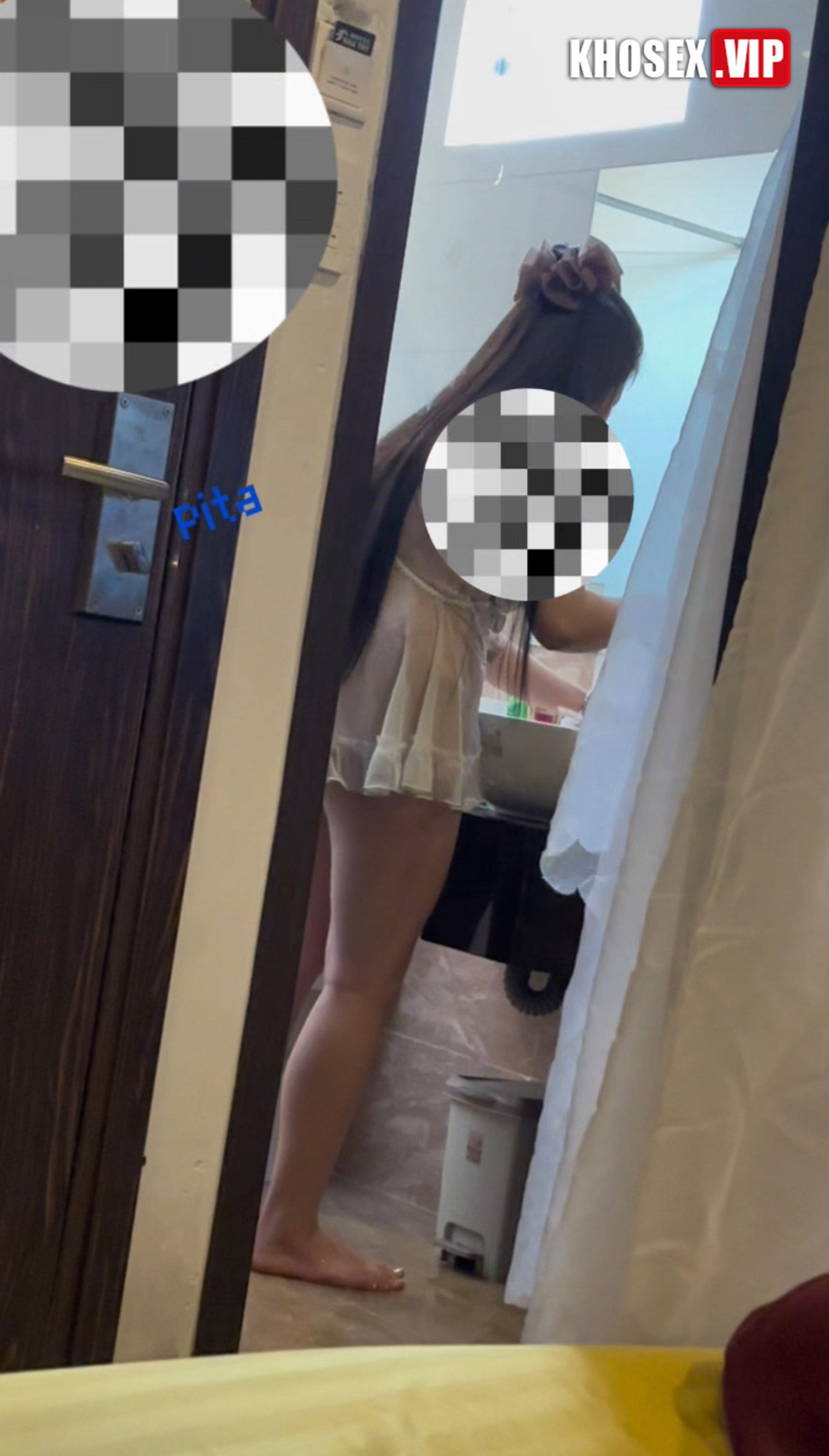 Checker Pita địt em gái 2k5 xinh nước da trắng trẻo hột le cực phẩm - Hình 01