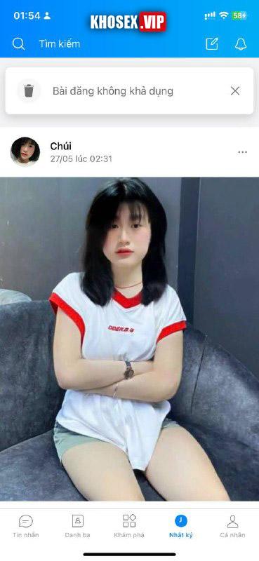 Lộ clip sex em Chúi Chiên lồn múp bị dập rên rỉ - Hình 01