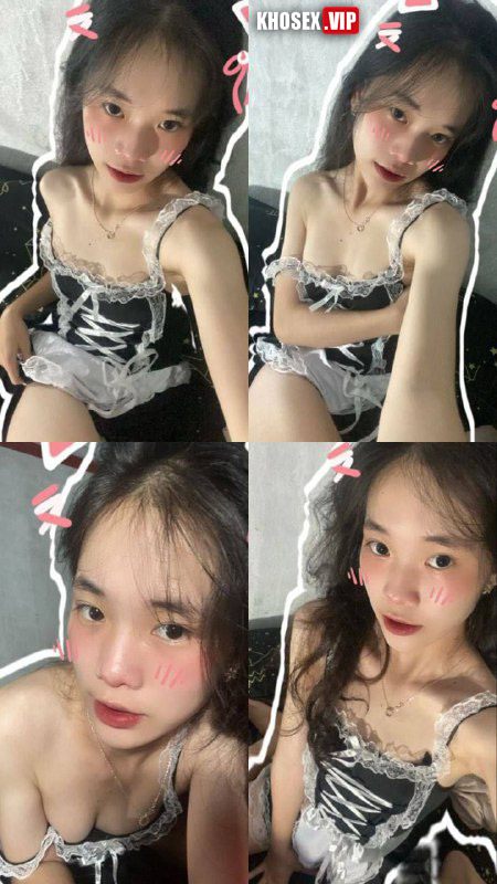 Lộ clip sex em Tiktoker váy hồng địt với người yêu nước nôi lênh láng - Hình 06