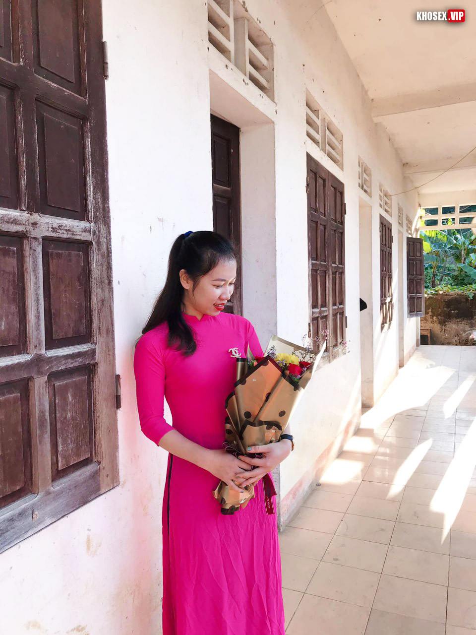 Clip sex Cô giáo Tây Bắc mặc áo dài đỏ địt với chồng cực dâm (Full Clip + Pic) - Hình 42