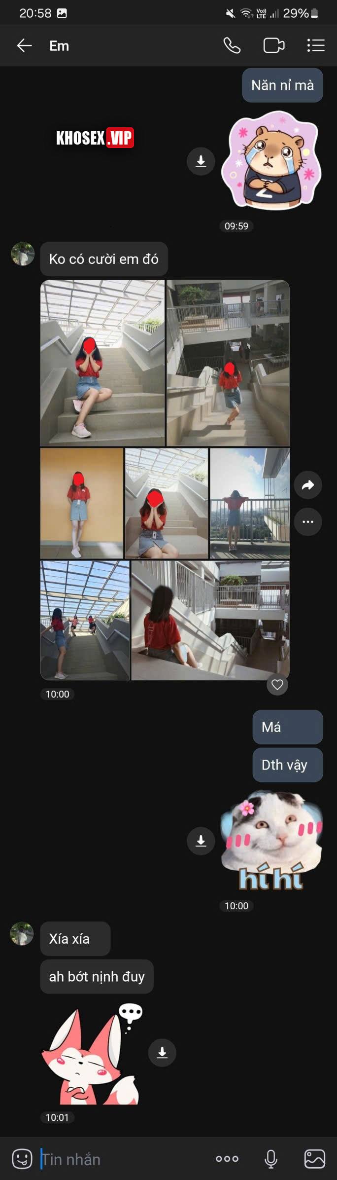 Nắc em sinh viên văn lang non tơ mình dây xuất trong bím - Hình 09