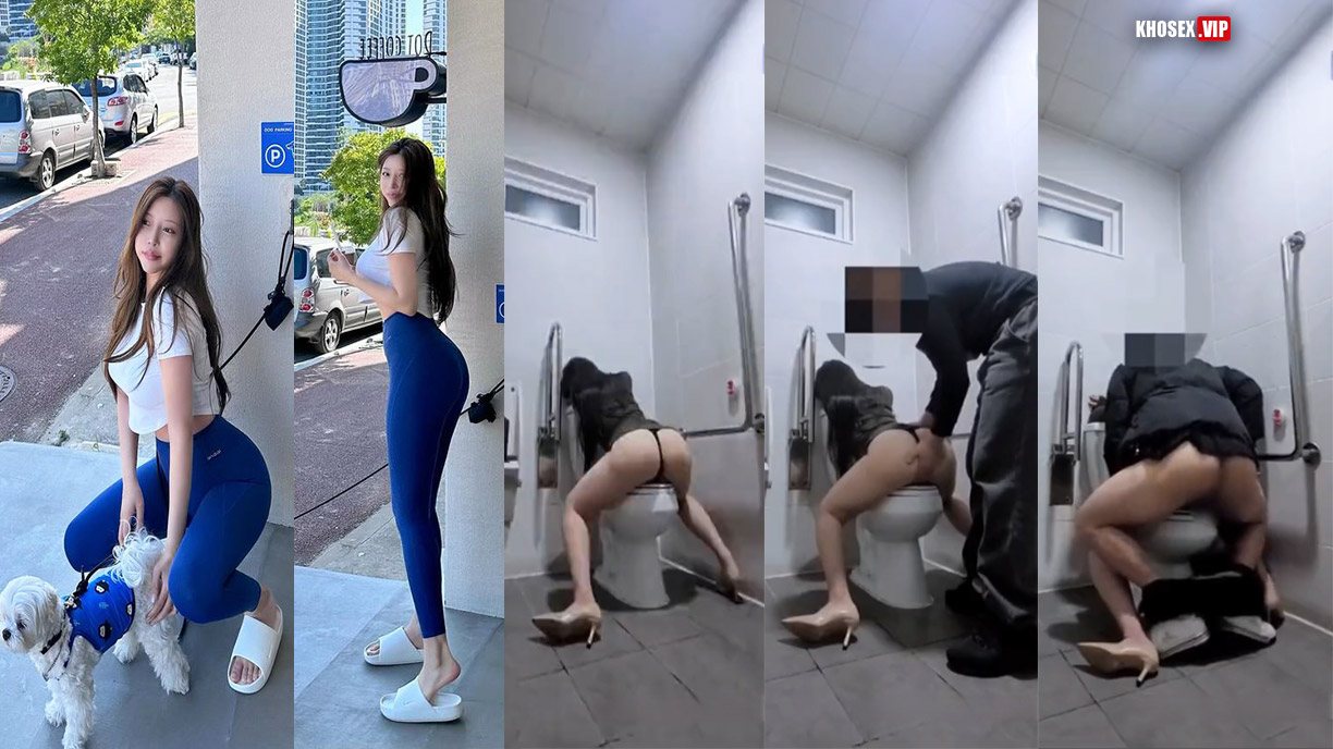 Gái say rượu trong toilet bị nhiều thằng địt