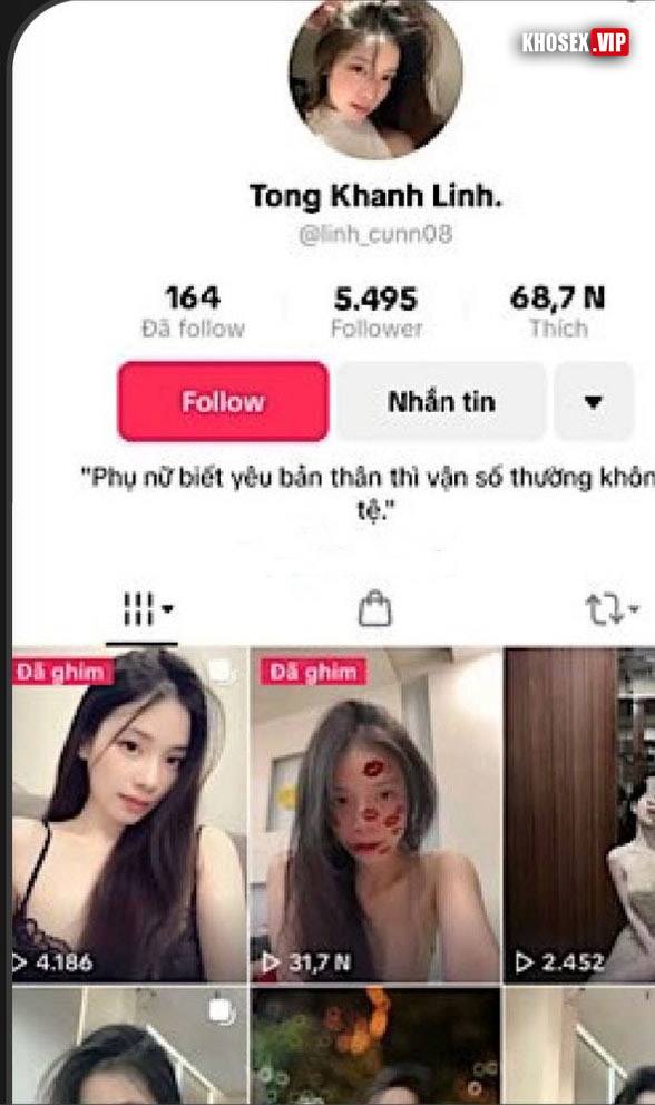 Lộ clip sex Tiktoker Tống Khánh Linh 2k3 Shinhan Hải Dương chịch rên rỉ cực nứng - Hình 03